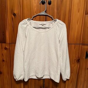 White Loft Long Sleeve Blouse * XS
